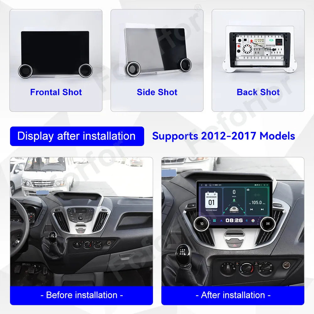 Wireless CarPlay For Ford Transit Custom 2012-2017 Ultra Large HD Touch Screen 11.5 Inch A