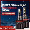 H13 Led Light H8 H9 H11 Headlight 9005 9006 9004 9007 Led Car Bulb Super Bright 300W 6000k