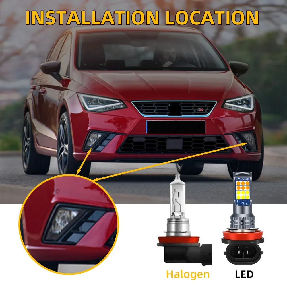 2-Piece LED Interior Light Kit for Seat Ibiza MK4 6J 6P MK5 KJ 2013-2020 - Canbus Dome Map Door Trunk Bulbs | AUTOKIT...