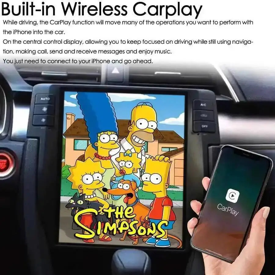 10.4inch Android 15 Carplay Auto Radio For Honda Civic 2016-2024 Car Radio GPS DSP Multime | AUTOKITSHOP