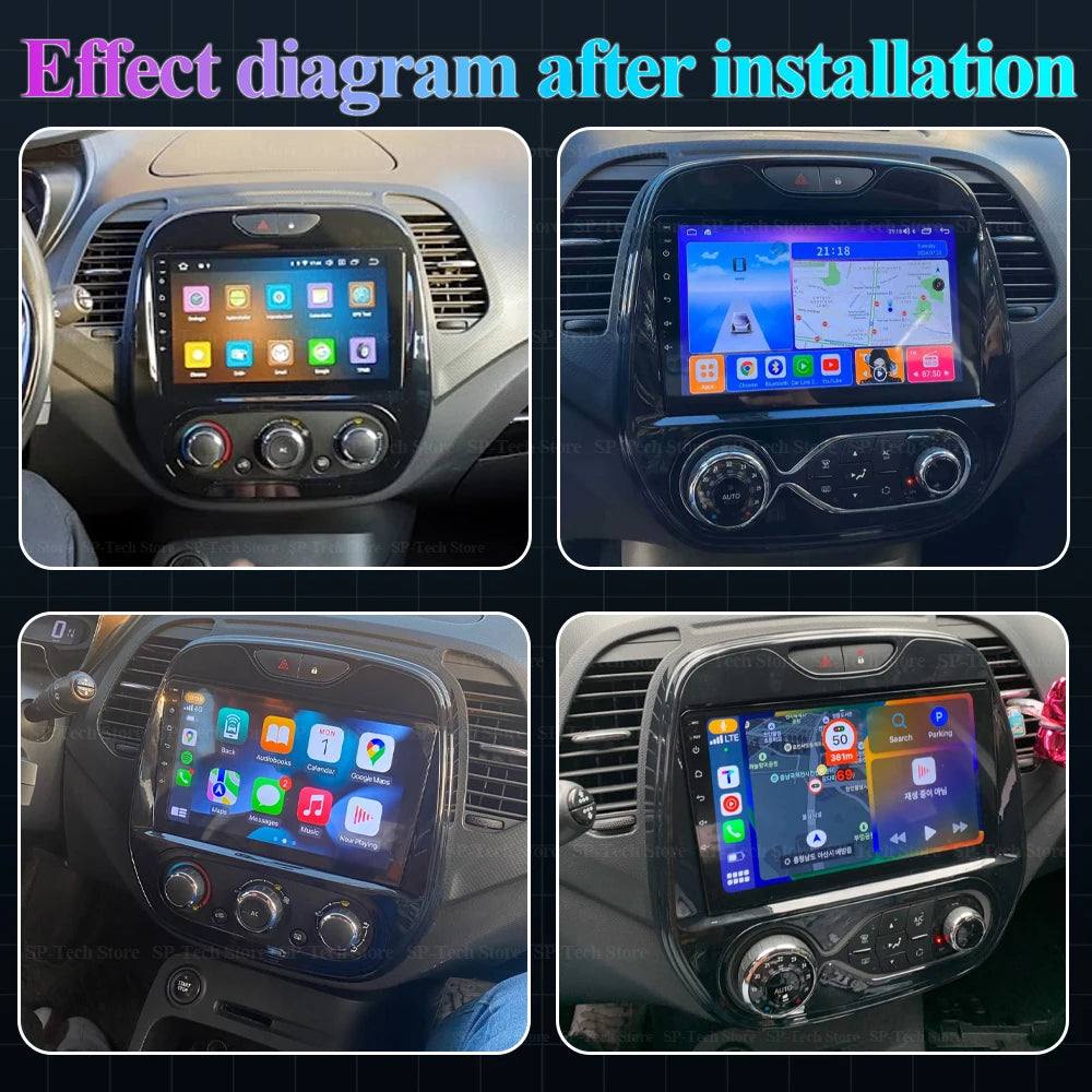 Android 16 Car Radio For Renault Kaptur Captur Clio Samsung Qm3 2013 2014 2015 2016 Wirele | AUTOKITSHOP