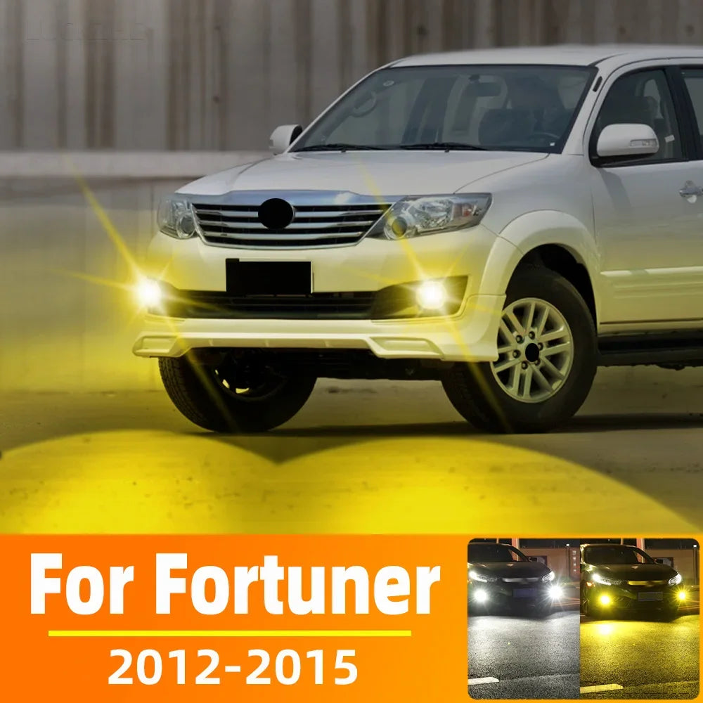 2-Piece LED Interior Light Kit for Toyota Fortuner - Canbus Error-Free Bulbs | AUTOKITSHOP