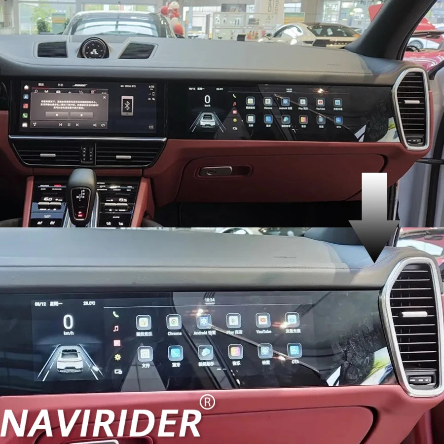 For Porsche Cayenne 2018-2023 Car Copilot Carplay Android Screen GPS Navigation Multimedia | AUTOKITSHOP