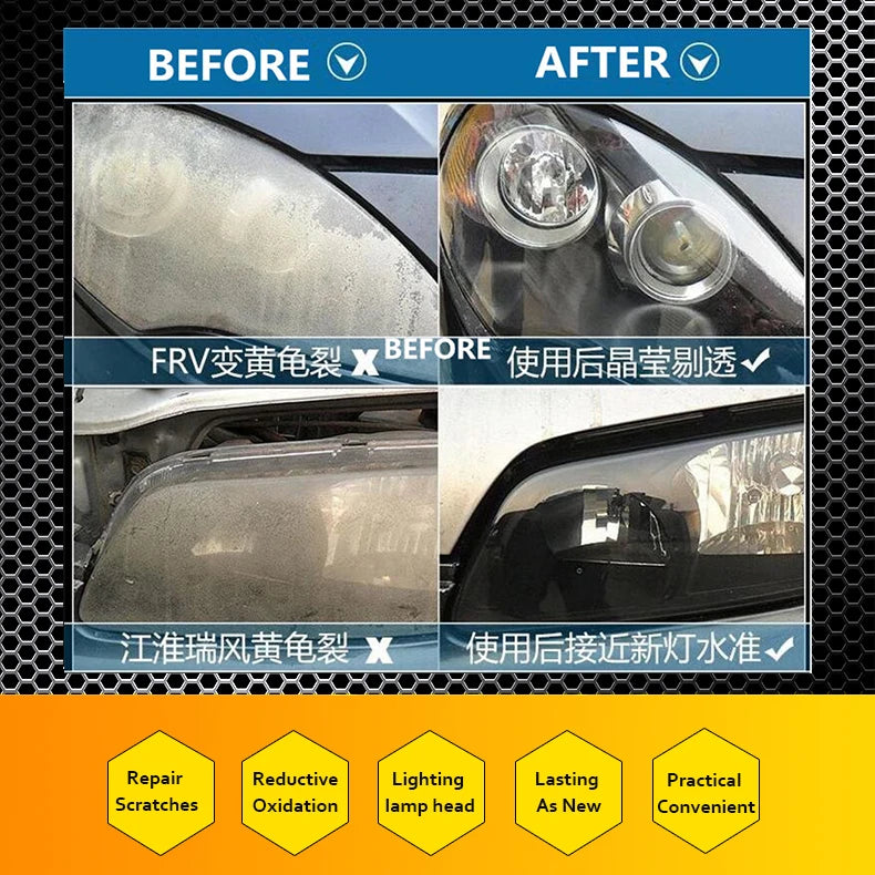 Car Headlight Refurbished Electrolytic Atomized Cup Headlamp Repair Tool 500ML Car Heating