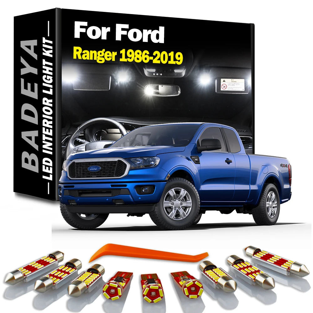 LED Interior Light Kit for Ford 1986-2011 - Canbus Error-Free Interior Bulbs