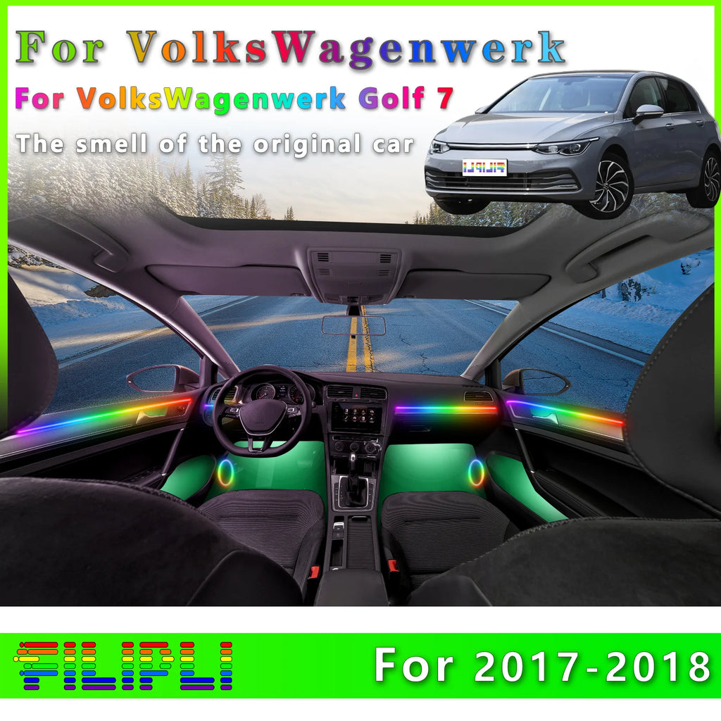 RGB - Ambient Light - for VW 2017-2018 - App Control - Car Interior Lighting | AUTOKITSHOP