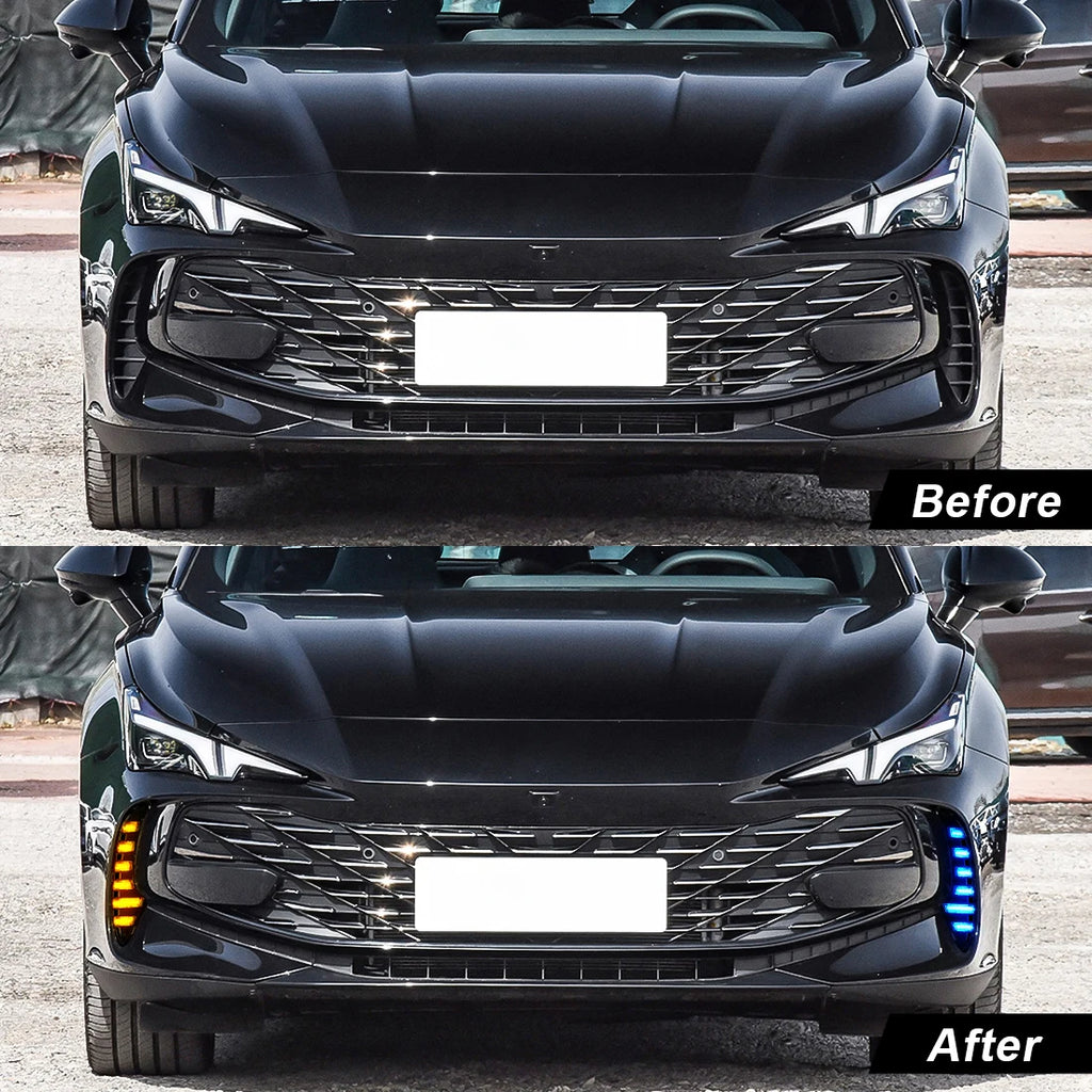 For MG MG7 2023 2024 Morris Garages LED Daytime Running Lights DRL Fog Lamps Turn Signal W | AUTOKITSHOP