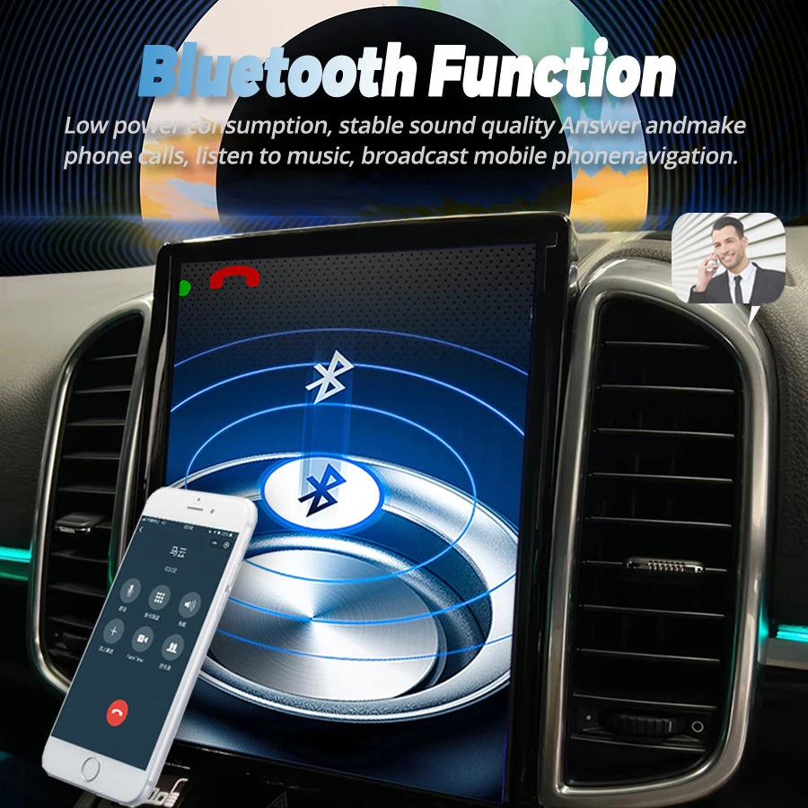 9.7inch Android Screen For Porsche Cayenne 2011-2017 PCM 3.1 / PCM 4.0 Stereo GPS Carplay