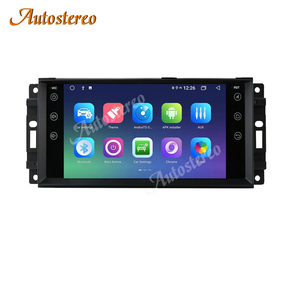 Android 14.0 Car Stereo For Jeep Renegade/Patriot Multimedia GPS Navigation Auto Radio Hea