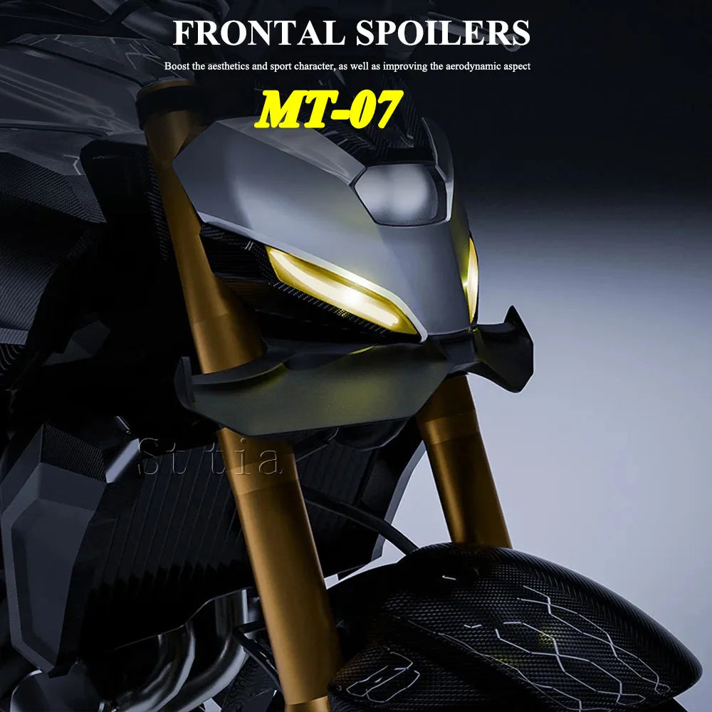 2025 For Yamaha MT 07 MT-07 MT07 2026 Motorcycle Accessories Aluminum Frontal Spoilers Aerodynam - Automotive LED Light