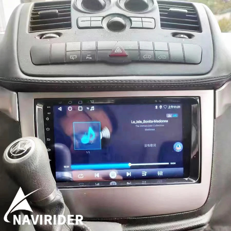 Car Radio Android 15 Screen For Mercedes Benz B200 Sprinter W906 W639 AB Class W169 W245 V