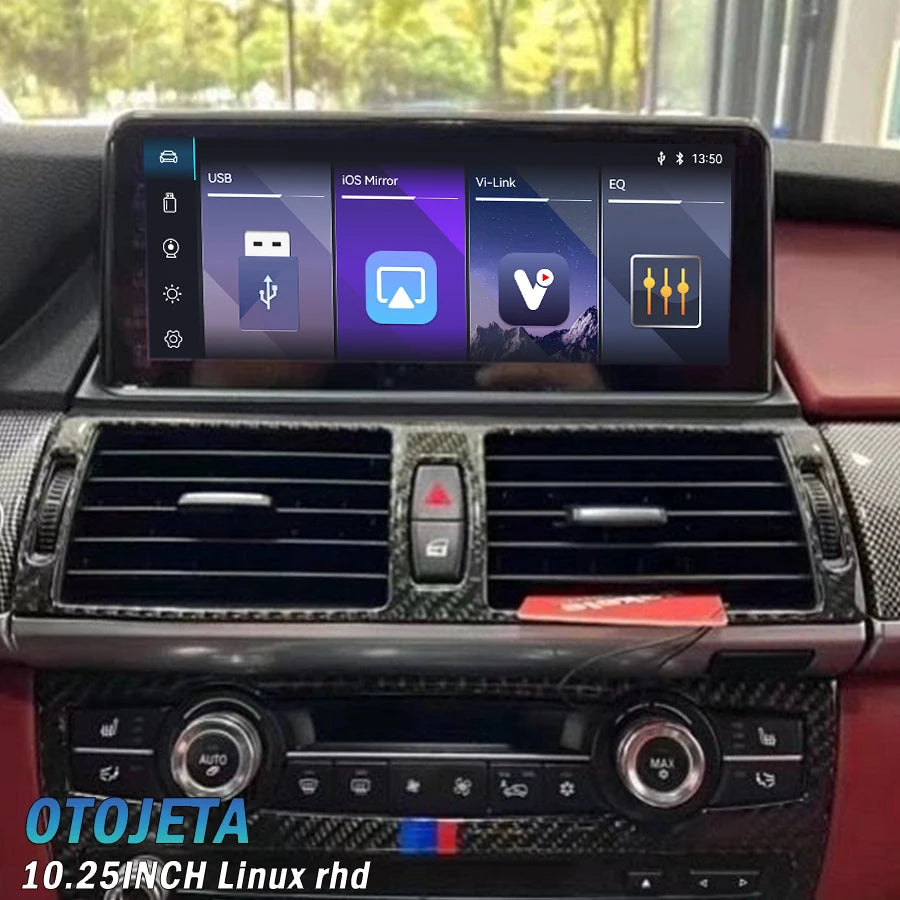 10.25inch Carplay Android Auto Screen For BMW X3 E87 2006-2011 Car Video Vi Link Recorder