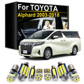 LED Interior Light Kit for Toyota Alphard 10 20 30 2003- 2006 - Canbus Dome Map Door Trunk Bulbs | AUTOKITSHOP