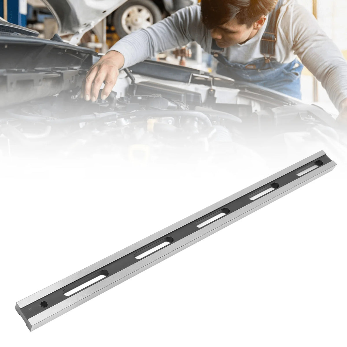 24Inch Machinist Precision Steel Straight Edge Tool Straight Edge Machined Flat for Checking Cyl - Automotive LED Light
