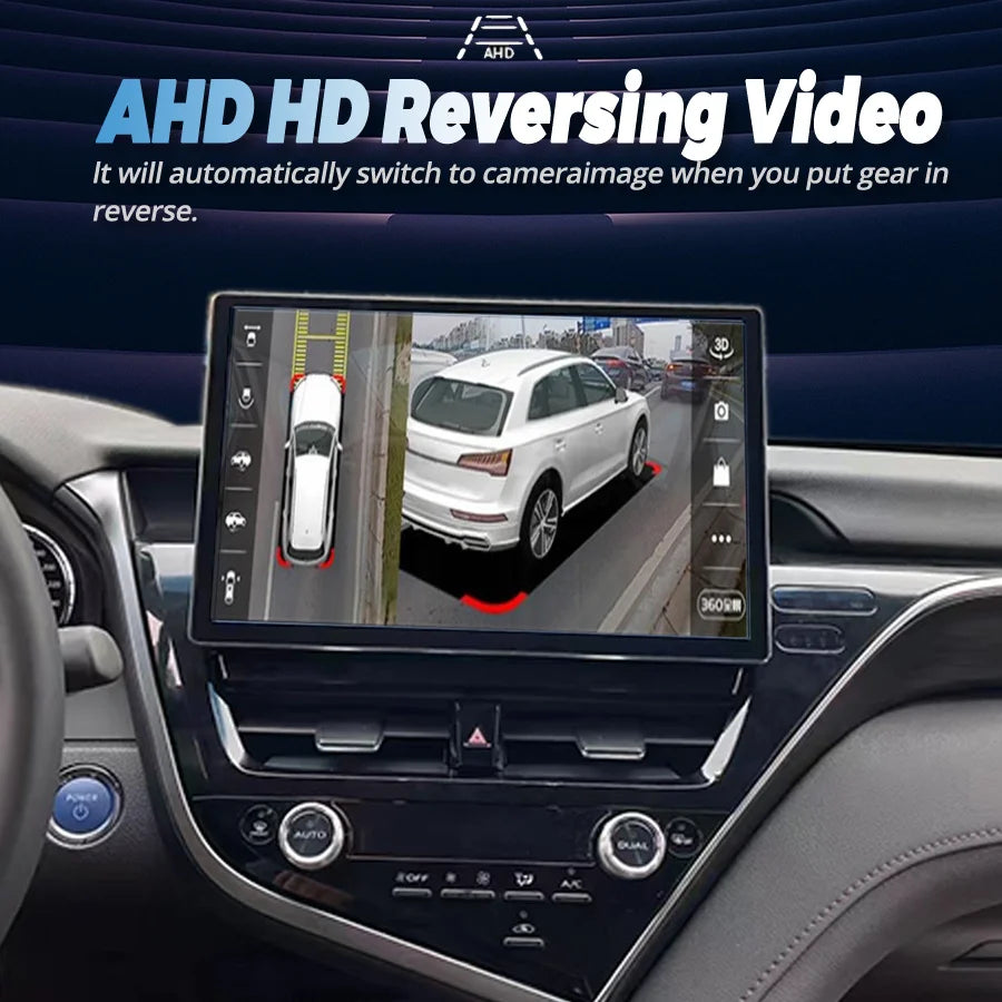 Android 15 2K Screen 13.3 Inch Car Video Player For TOYOTA Camry 2021 2022 Hybrid JBL Ster