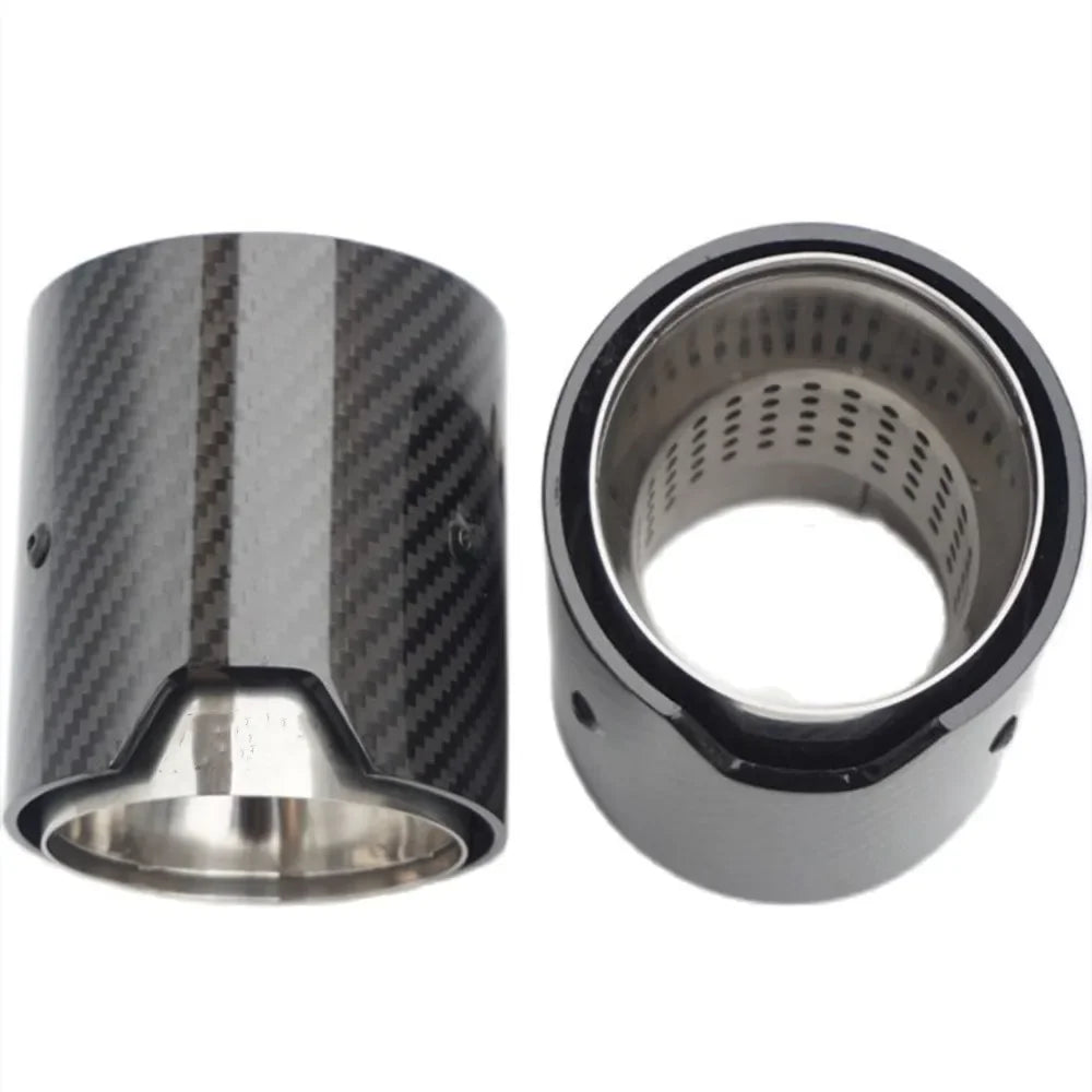 1 Piece M Performance Exhaust Tip 93mm Fit for Modified M2 M3 M4 3 Series 4 Seri for M2 M4 M3 - Automotive LED Light