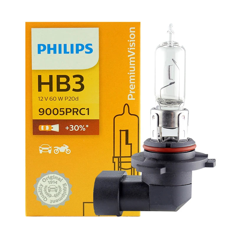 Philips Vision 9005 HB3 12V 65W P20d +30% Brighter Original Light Car Halogen Headlight Au