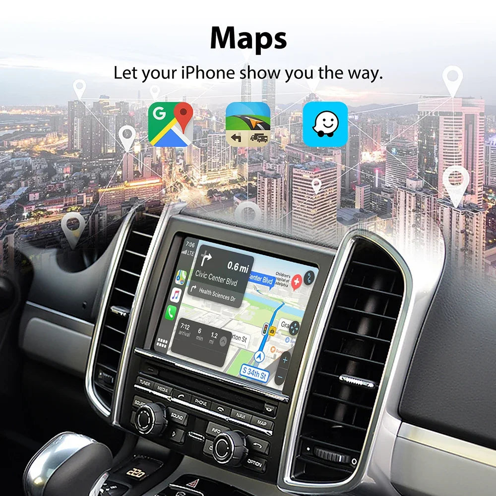Wireless Carplay Module Android Auto Adapter For PCM3.1 Porsche/Panamera/Cayenne/Macan/Cay