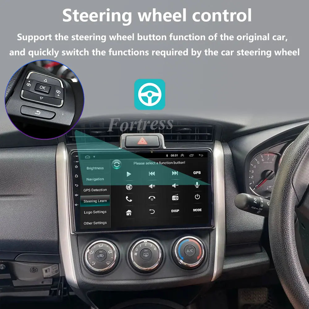 Car Radio Android 16 For Toyota Corolla Axio 2 Fielder 3 E160 2012 - 2021 Qualcomm BT Navi