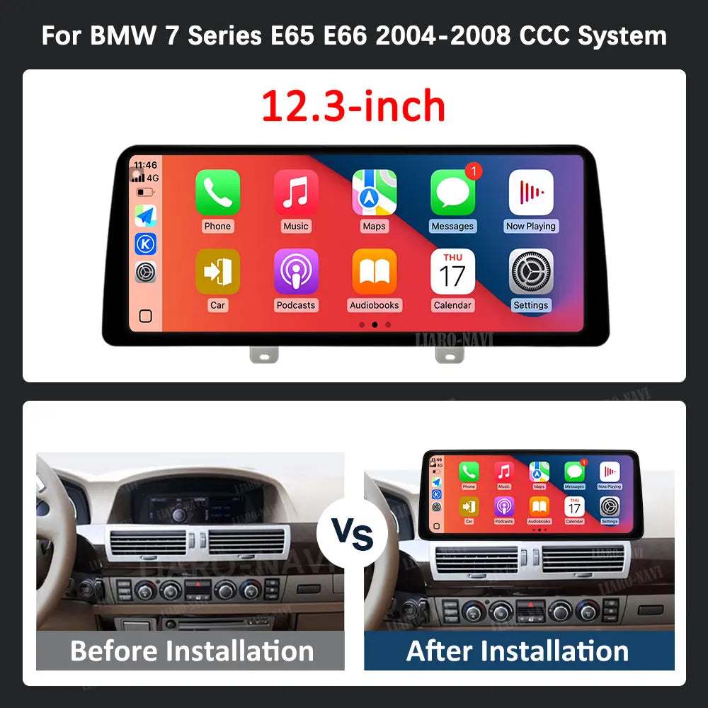 Car Video Multimedia Player Android 16 WiFi for BMW 7 Series E65 E66 2004 - 2008 CCC Syste