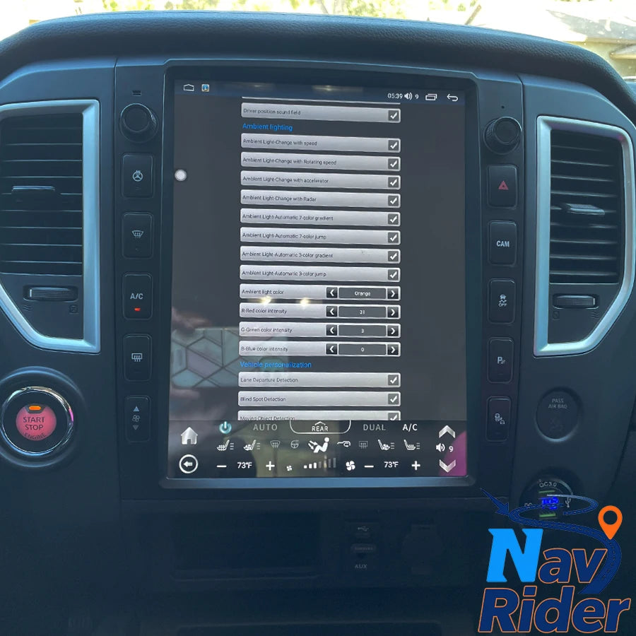 For Nissan Titan 2016 2018 13inch Android Screen Radio 2din GPS Carplay Car Multimedia Vid | AUTOKITSHOP