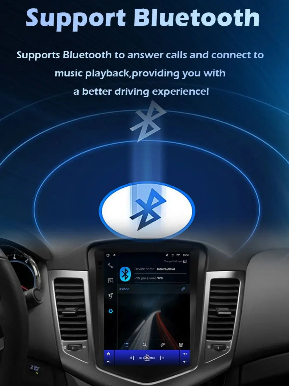 Wireless CarPlay Navigation GPS Android 16 Car Radio Multimedia Player For Ford EcoSport 2