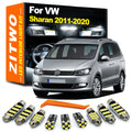ZITWO 13Pcs LED Interior Dome Reading Map Trunk Light Kit For VW Volkswagen Shar for VW 2011-2014 - Canbus LED Car Light