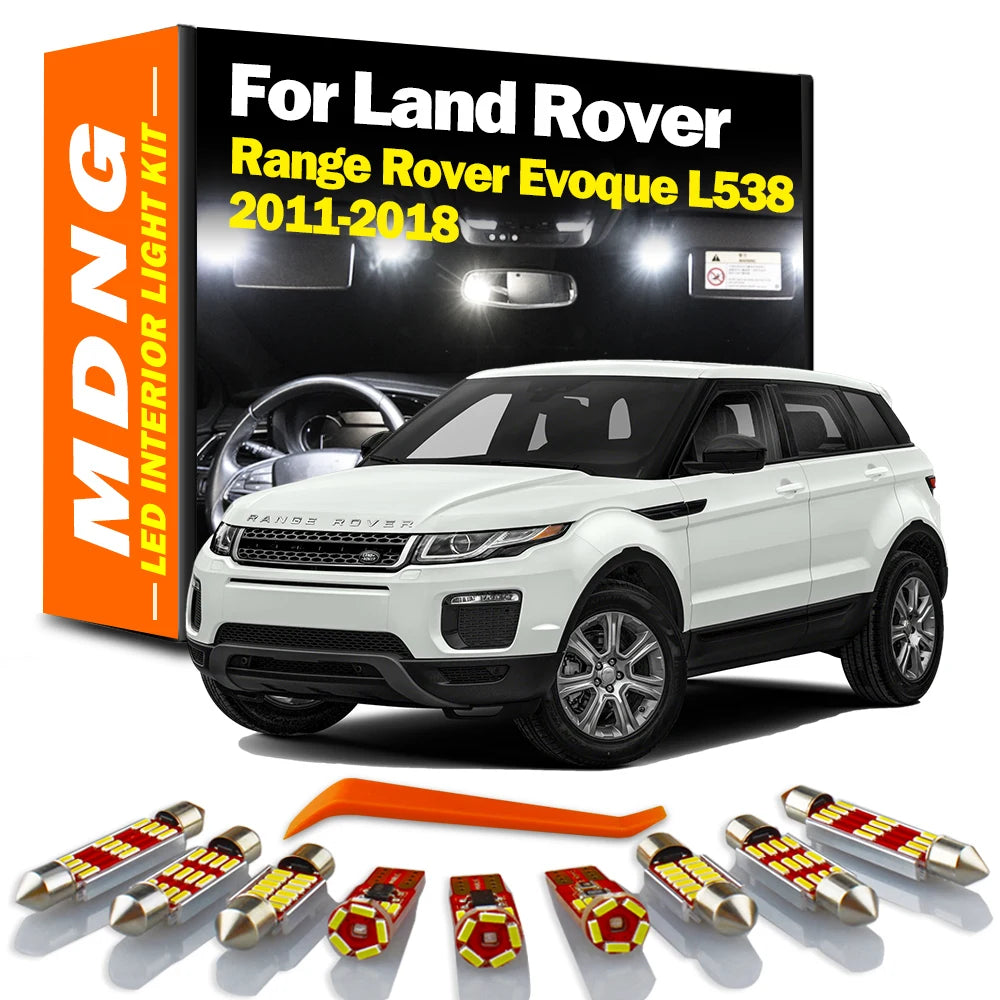 LED Interior Light Kit for Land Rover Range Rover Evoque L538 - Canbus Error-Free Bulbs | AUTOKITSHOP