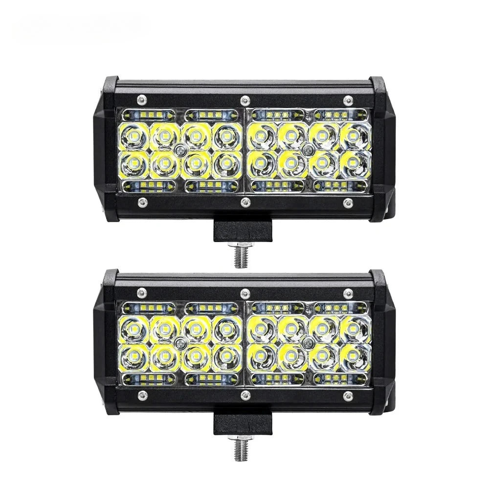 7inch 180W Led Work Light Bar 7'' for Tractor Boat Off-Road Truck Suv Atv Spot Flood Combo