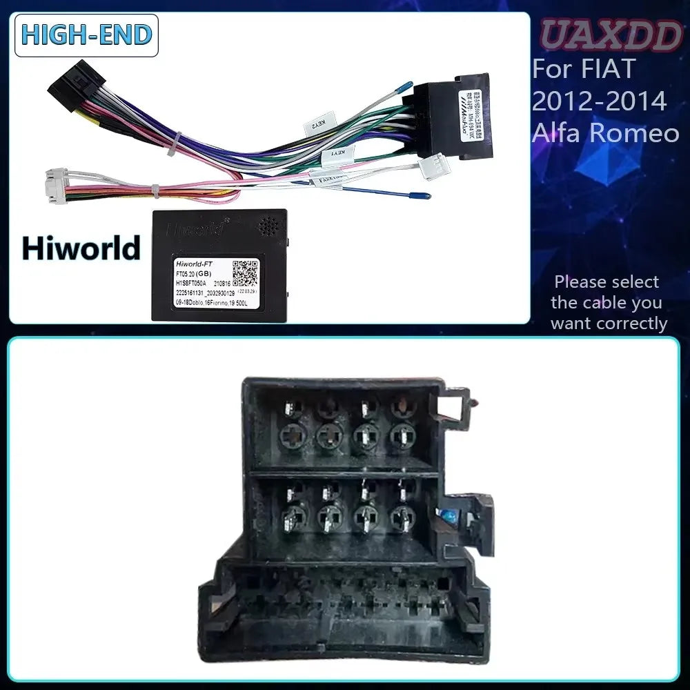 FOR FIAT Car Cable Harness Canbus Box Linea DUCATO Argo TORO UNO Strada DOBLO FIORINO 500X