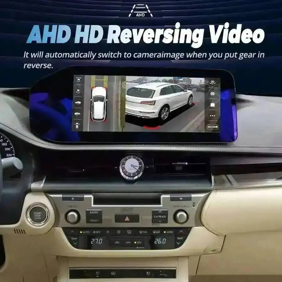 Android 15 Stereo Navi Carplay For Lexus ES ES300 ES250 ES350 ES300h 2013-2017 Gps 12.3''