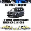 11-Piece LED Interior Light Kit for Renault Kangoo 2008 -2016 - Canbus Dome Map Door Trunk Bulbs | AUTOKITSHOP