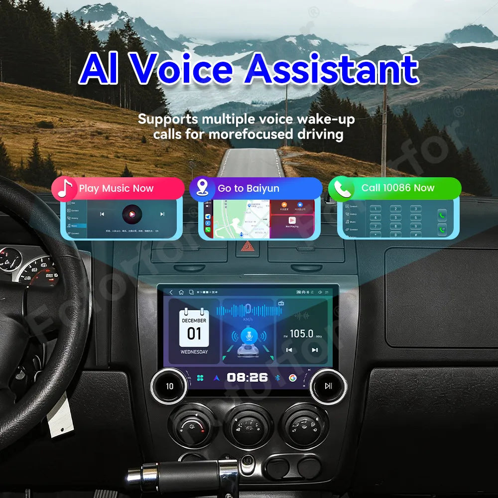 Premium Multimedia Upgraded HD Touch Screen Android 15 11.5 Inch Wireless CarPlay GPS Navi