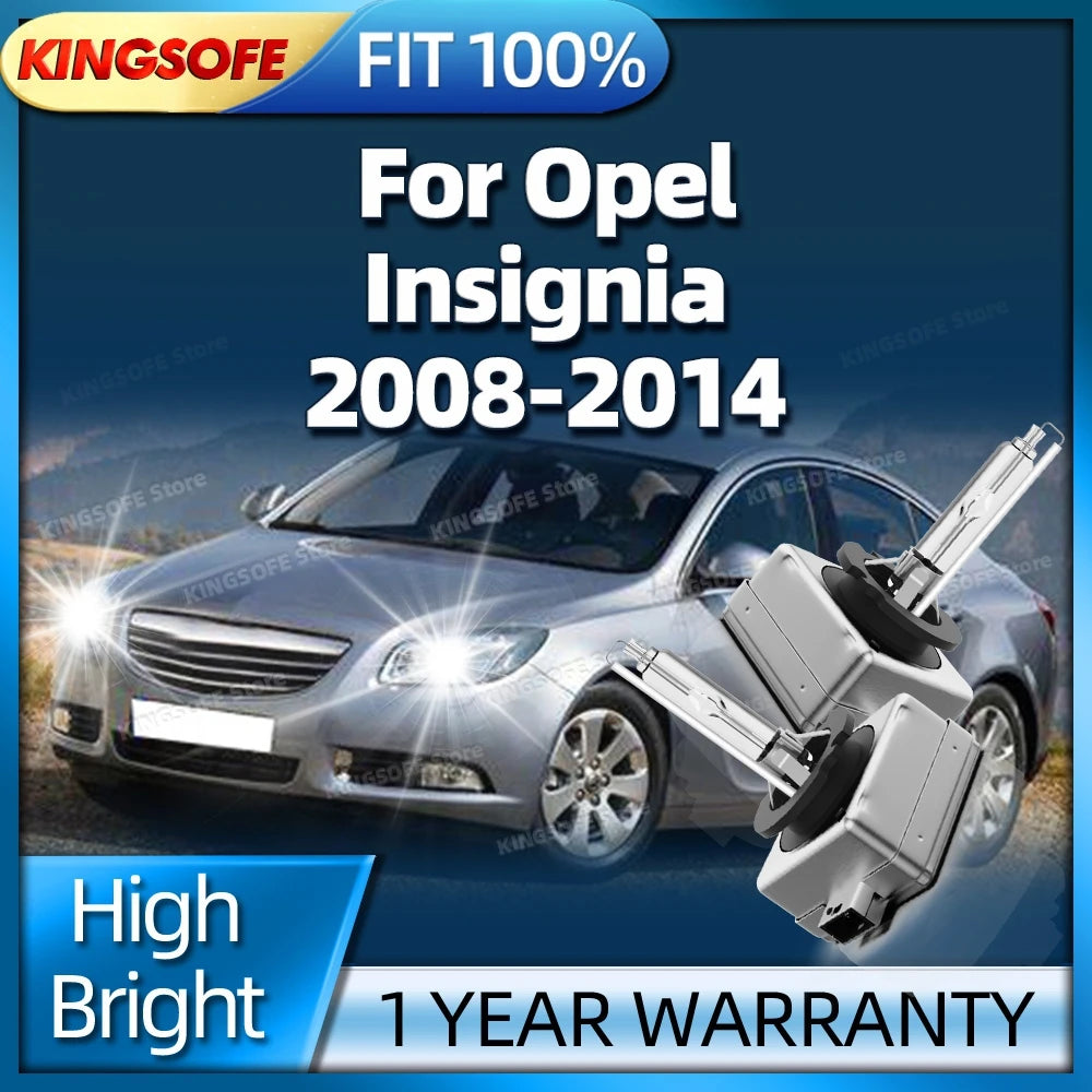 6000K HID Headlight Xenon Bulb 35W Car Lamp For Opel Insignia 2008 2009 2010 2011 2012 201