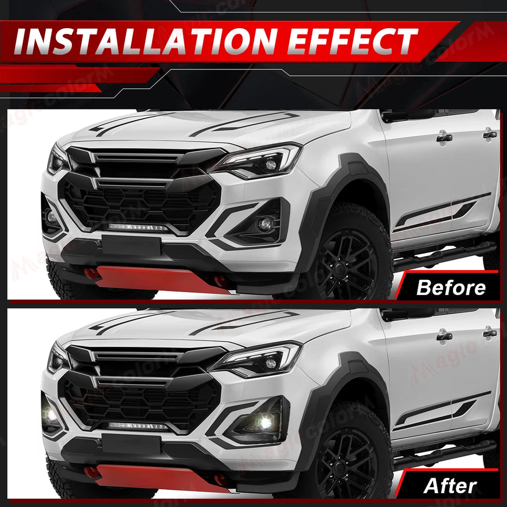 DLAA LED Fog Lamps Set For Isuzu D-Max V-CROSS 4 DOORS 2 DOORS 2027 DRL Daytime Running Li | AUTOKITSHOP