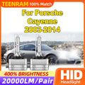 20000LM HID Xenon Headlight Bulbs 35W Auto Headlamps 6000K LED Light For Porsche Cayenne 2