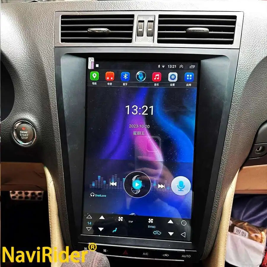Screen Android 15 Car Radio For Lexus GS450h GS300 GS350 2005 2011 GPS Multimedia Auto Vid | AUTOKITSHOP