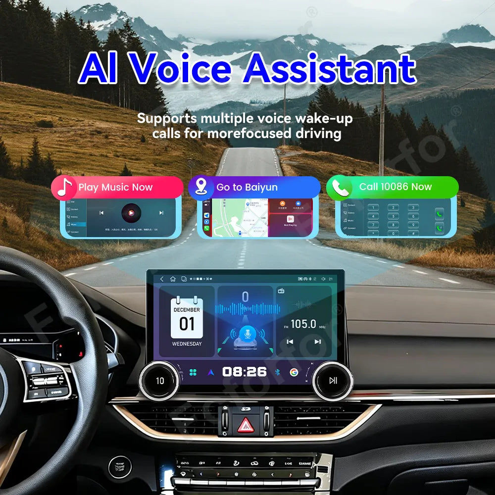High Performance Luxury 11.5 Inch Android 15 Full HD Touch Wireless CarPlay Android Auto G