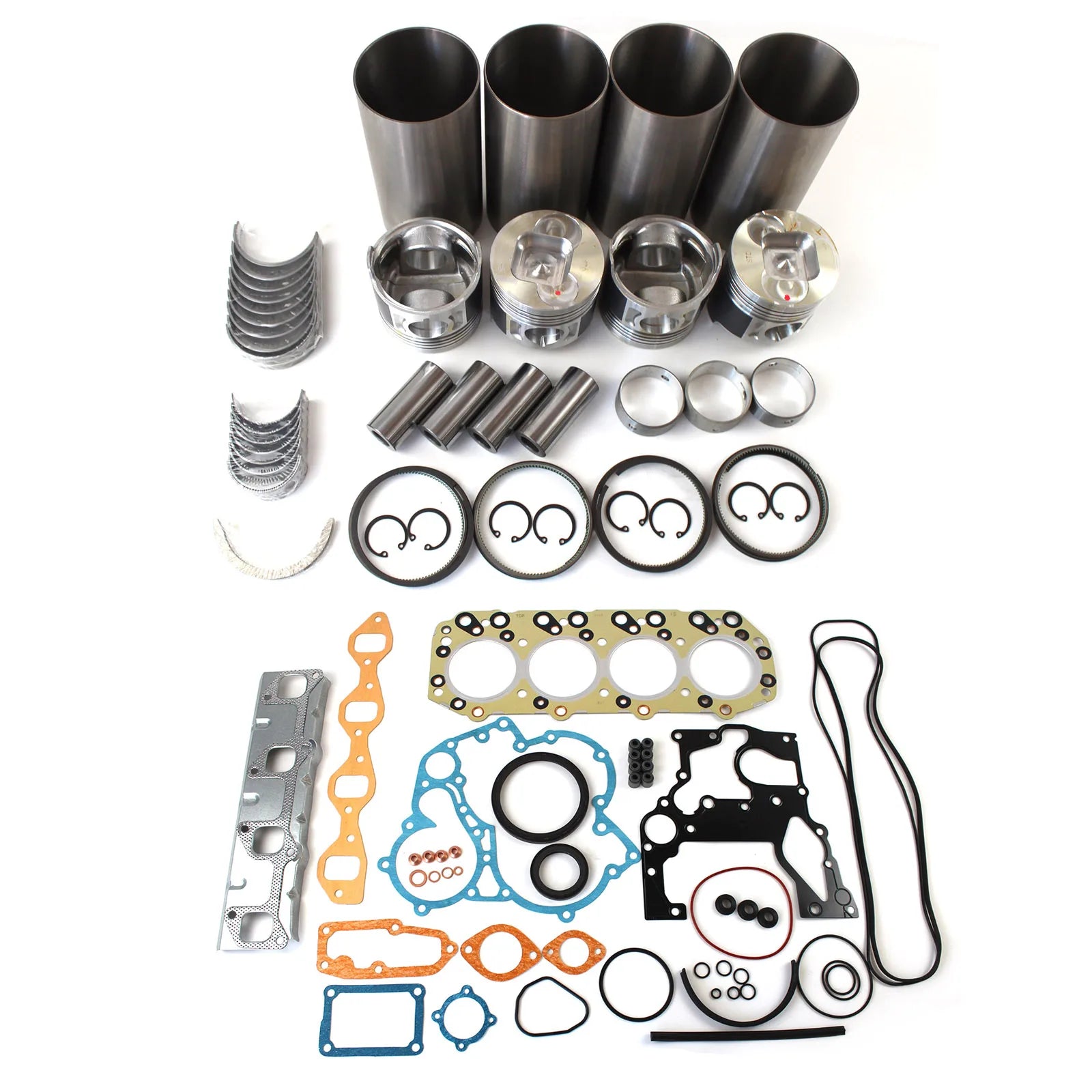 D201 Engine Cylinder Overhaul Gasket Kit STD For Isuzu D201 2.2DI Engine Loader Excavator