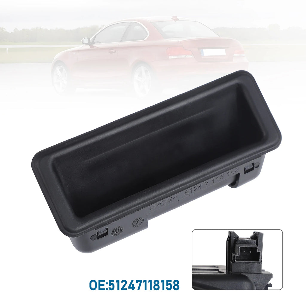 Trunk Lid Lock Release Push Button Handle Switch For BMW Series 1 3 5 X6 X5 X1 E for BMW E92 E90 E91 - Automotive LED Li