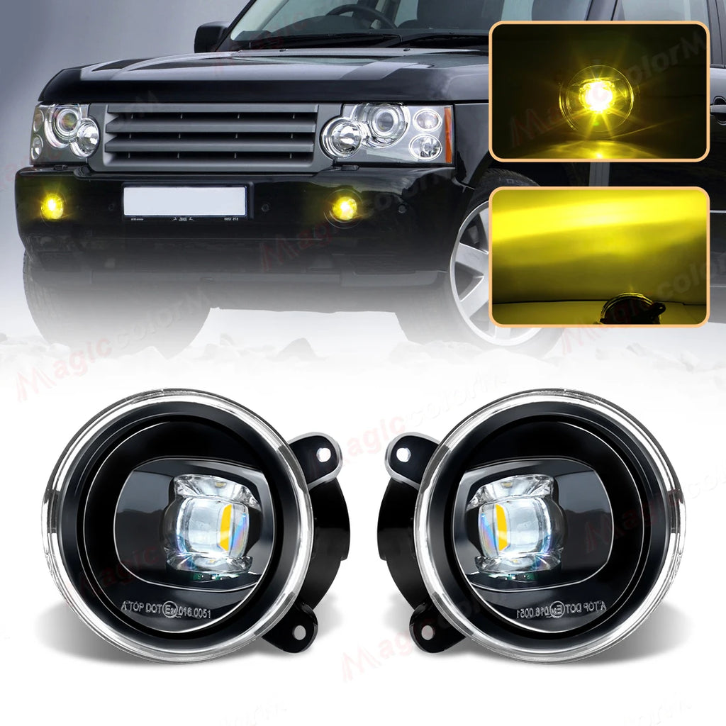 For Land Rover Discovery 2 3 For Range Rover L322 Sport LED Fog Lamps Front Bumper White Y | AUTOKITSHOP