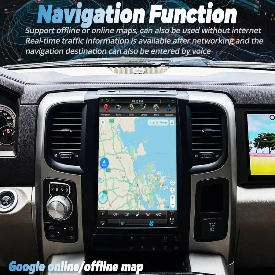 13inch Automotive Navi Car Radio For Dodge RAM 1500 2500 3500 2014-2018 Multimedia Player  | AUTOKITSHOP