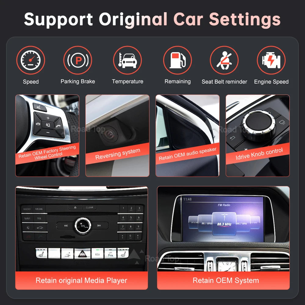 Multimedia Display Screen For Benz E Coupe W207 2009-2016 NTG4.0/4.5/5.0 Wireless Carplay  | AUTOKITSHOP
