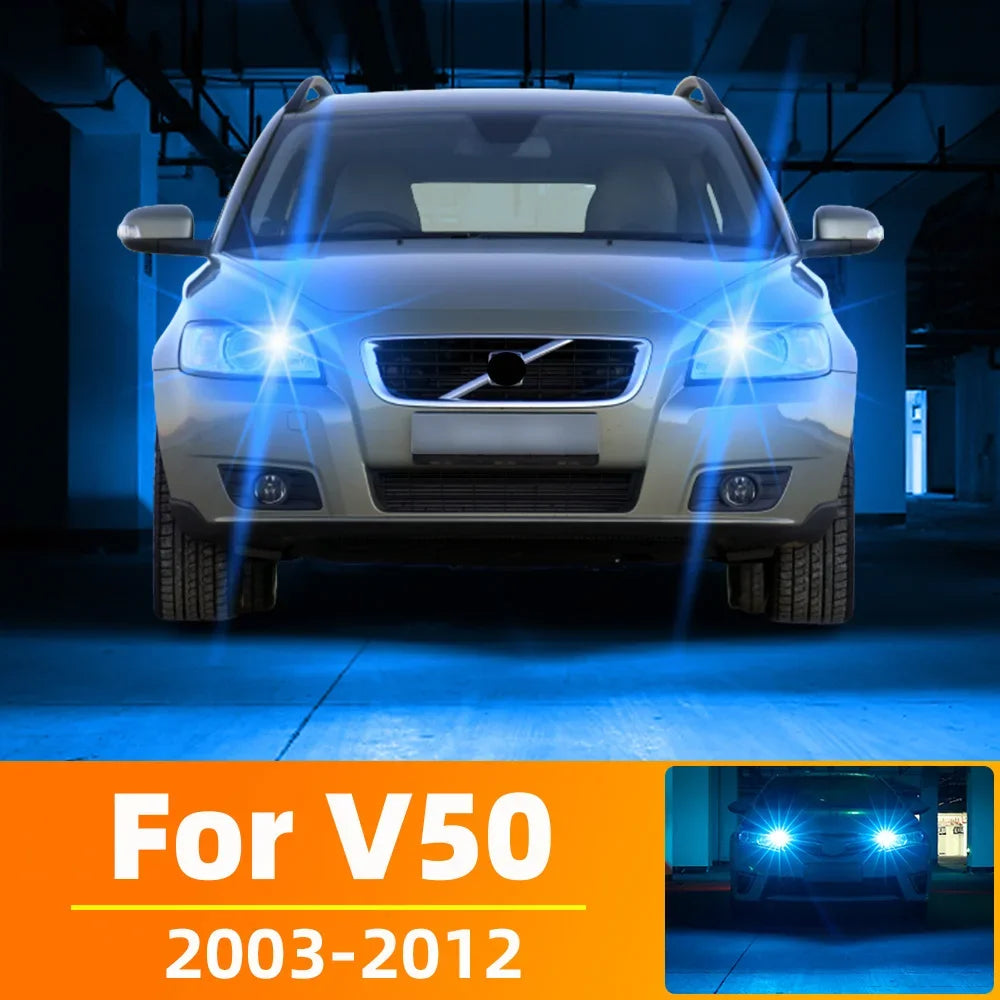 2-Piece LED Interior Light Kit for Volvo V50 Accessories - Canbus Error-Free Bulbs | AUTOKITSHOP