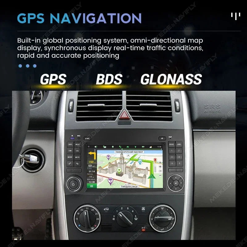 2Din Android 15 Car Radio Stereo for Mercedes Sprinter Benz B200 Vito W639 Viano B Class W | AUTOKITSHOP
