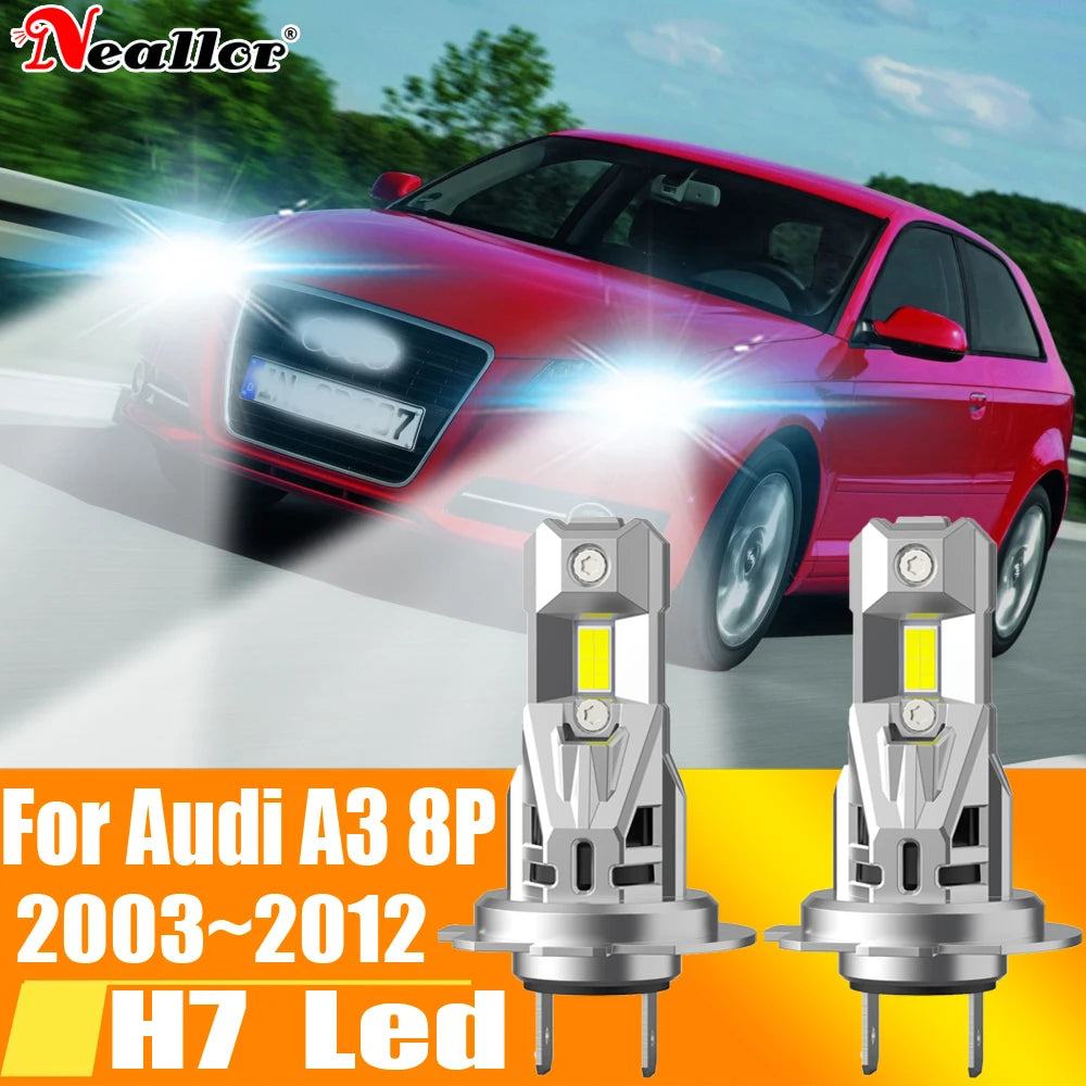 High Power H7 Led Headlight Canbus No Error H18 Car Bulb 6000K White Light Moto Diode Lamp