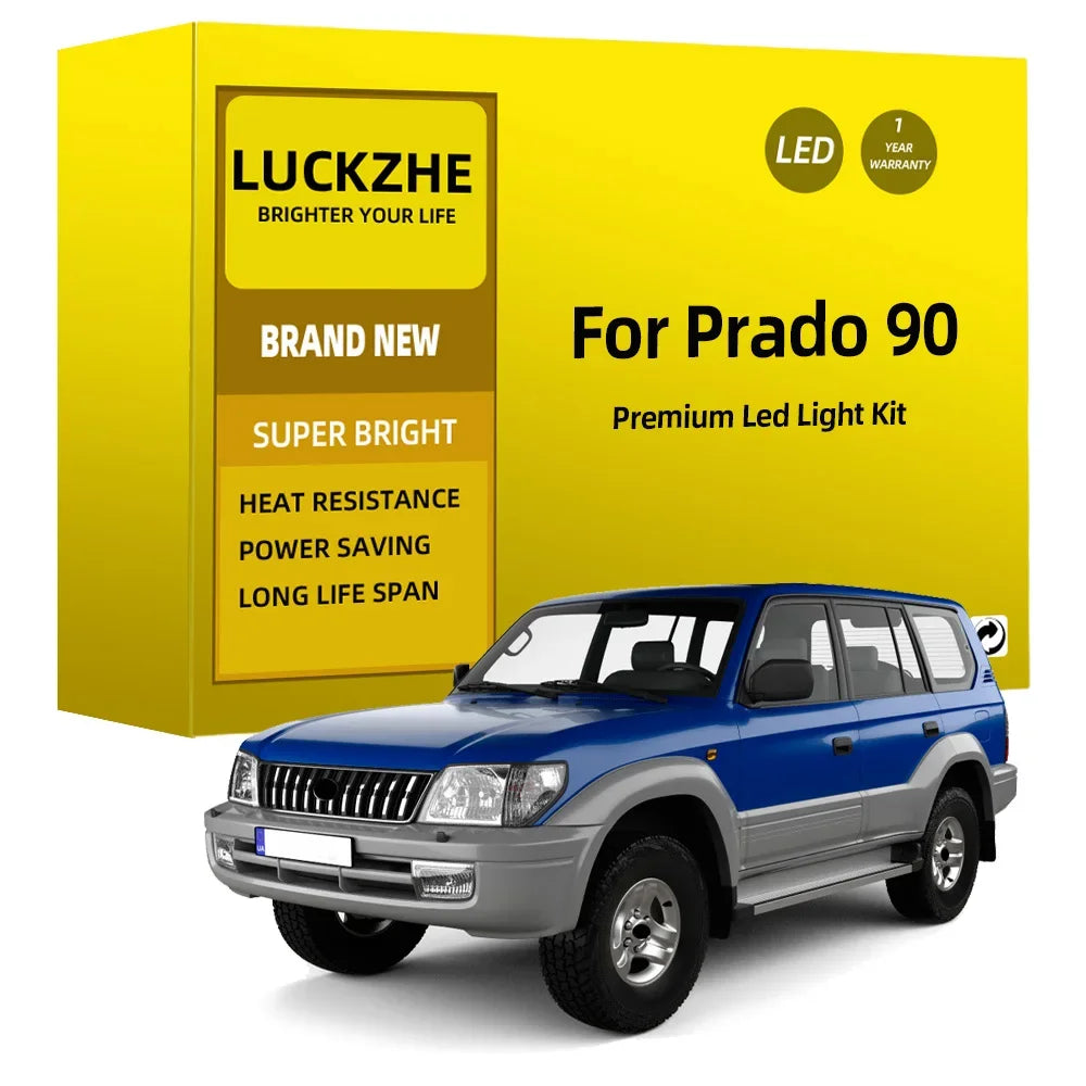 LED Interior Light Kit for Toyota Land Cruiser Prado 90 - Canbus Error-Free Bulbs | AUTOKITSHOP