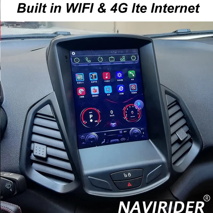 Car Radio For Ford EcoSport 2013-2018 Yibo 10.4inch Screen Android 15 Multimedia Video Pla | AUTOKITSHOP