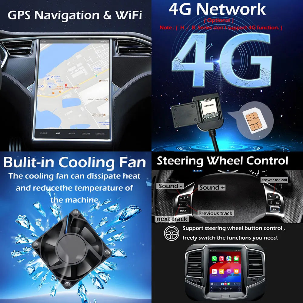 Android 14 GPS Navigation for Honda Civic 10 FC FK 2015 - 2020 Car Multimedia Radio Video