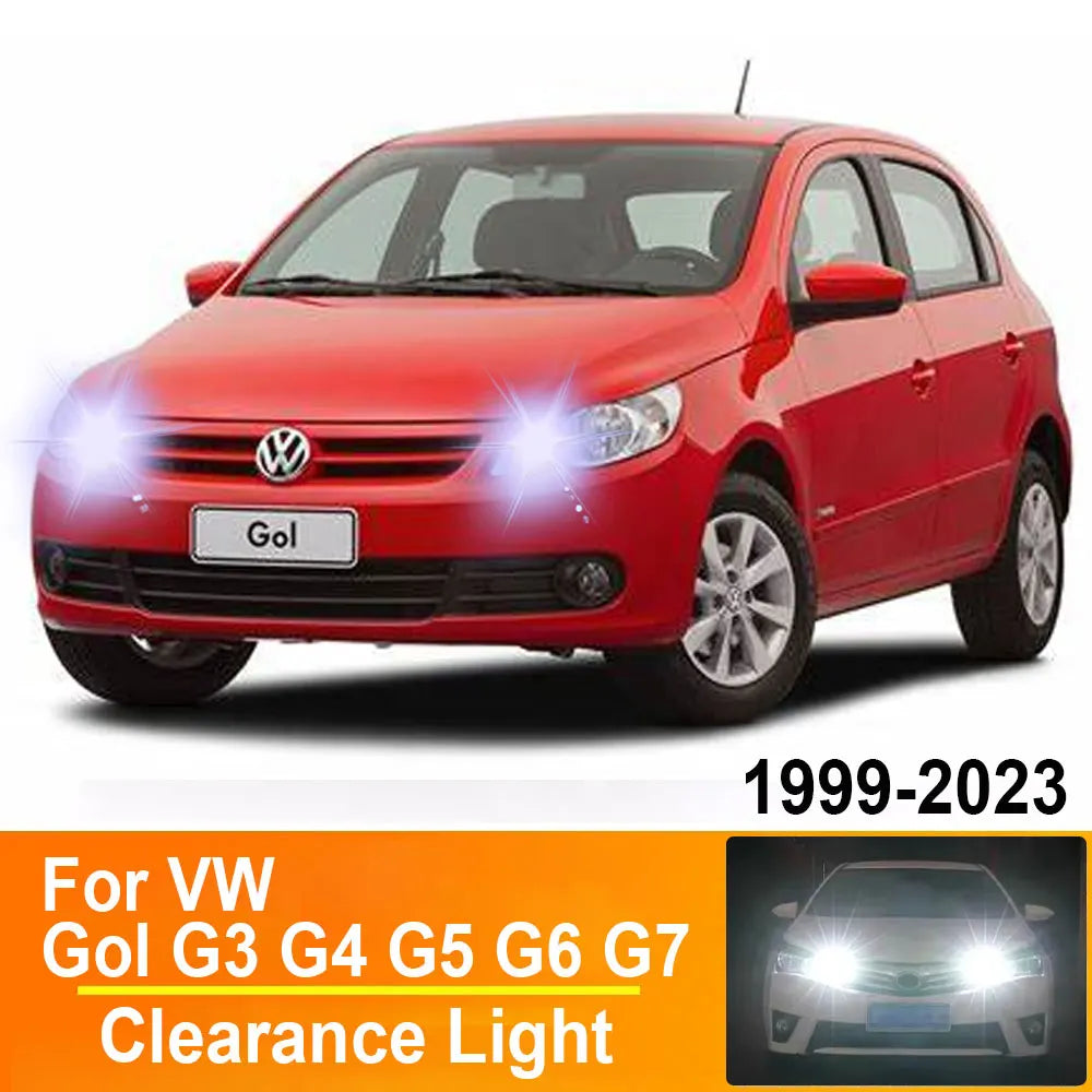 2-Piece LED Interior Light Kit for Volkswagen VW Gol G3 G4 G5 G6 G7 1999- 2020 - Canbus Dome Map Door Trunk Bulbs | A...